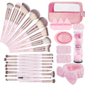 MAANGE 42 Pcs Makeup Brush Set – Premium Synthetic Cosmetic Tools, Pink