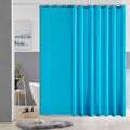 Furlinic Extra Wide Fabric Shower Curtain | Teal Waterproof – 108 x 72