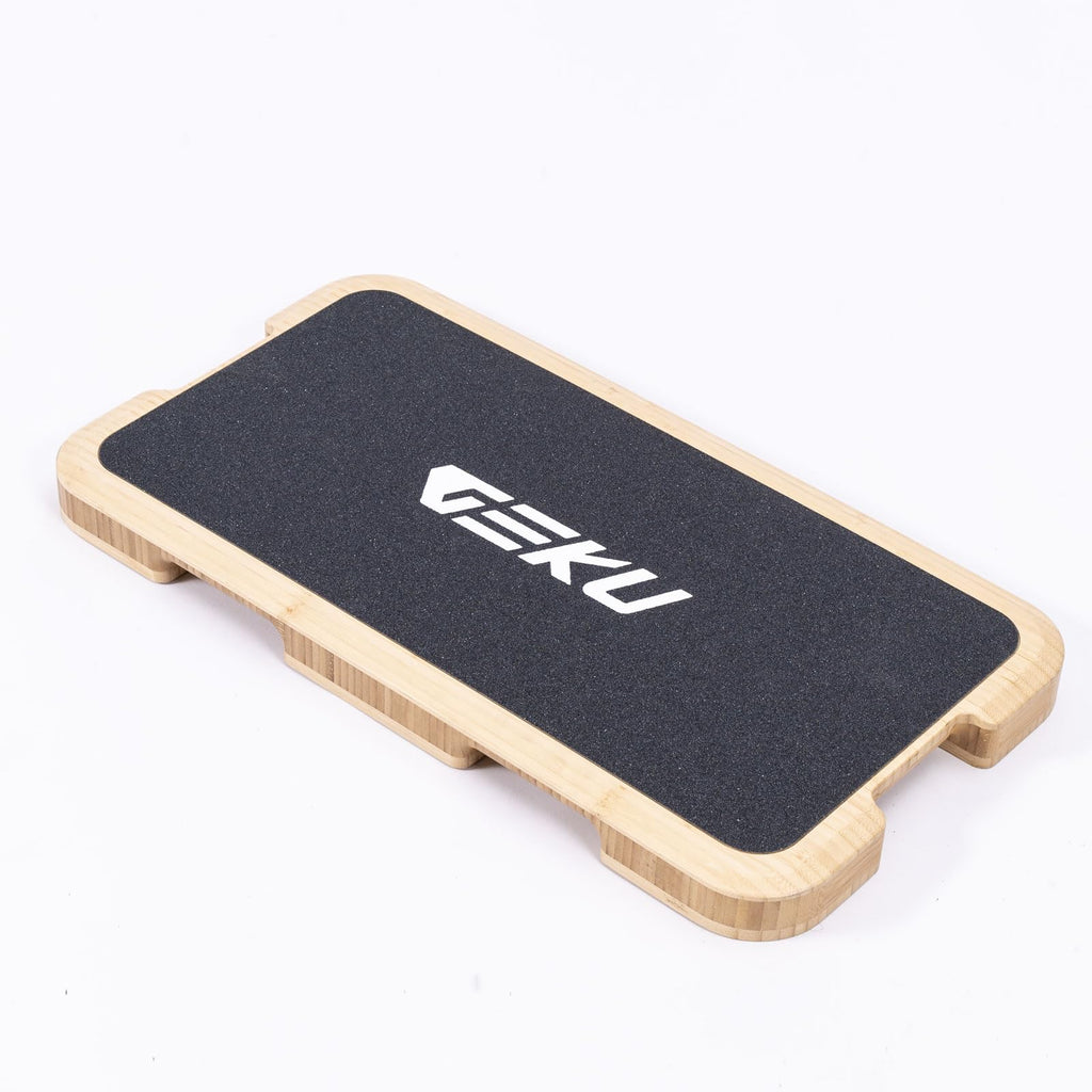 GEKU FIT Bamboo Fitness Board – Eco-Friendly Resistance Band Platform