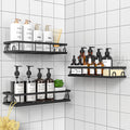 UUlioyer Shower Caddy - 3 Pack Rustproof Adhesive Bathroom Storage Shelf