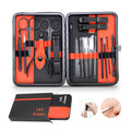 18pc Manicure Set – Stainless Steel Nail Clippers for Thick Nails