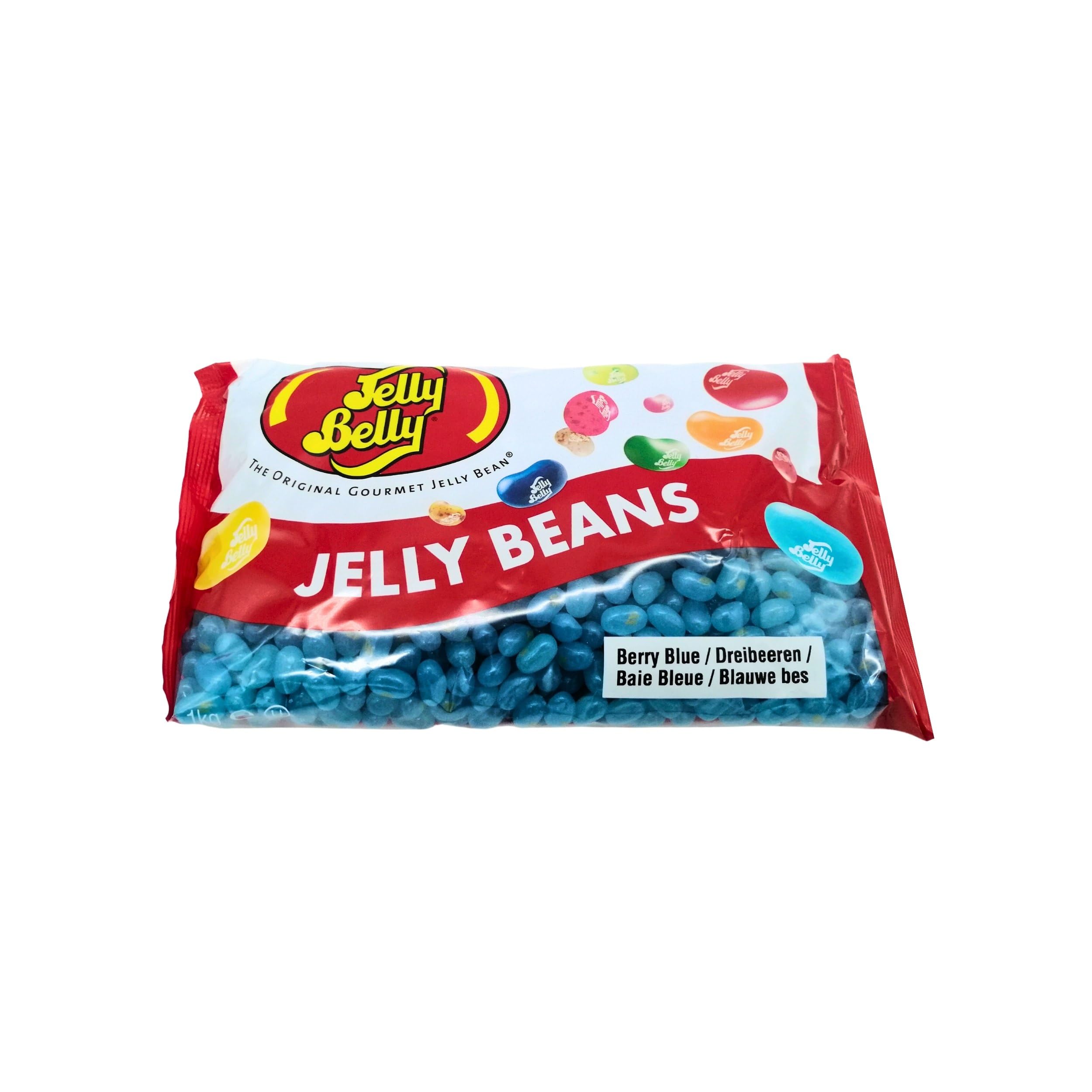 Jelly Belly Berry Blue Jelly Beans – 1kg Bulk Bag Gourmet Sweets