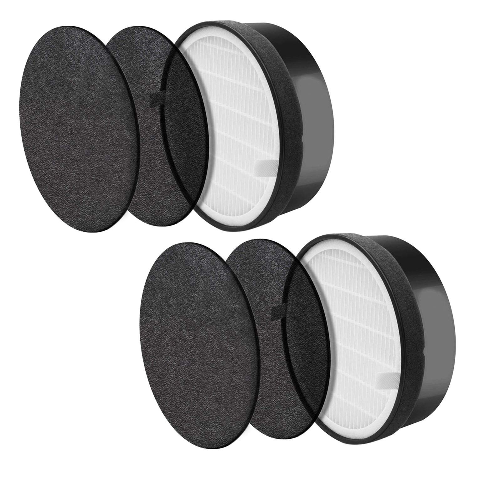 PUREBURG LV-H132 Replacement Filter Set | 2 HEPA & 4 Carbon Filters