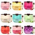 TITIMORE 9Pcs Bee Lip Balm Honey Pot | Hydrating Propolis Lip Mask Set