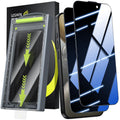 WSKEN iPhone 16 Pro Max Privacy Screen Protector - 9H Tempered Glass
