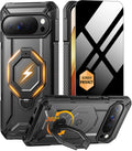 Tongate Pixel 10 Pro Case – Rugged MagSafe Case with 360° Stand