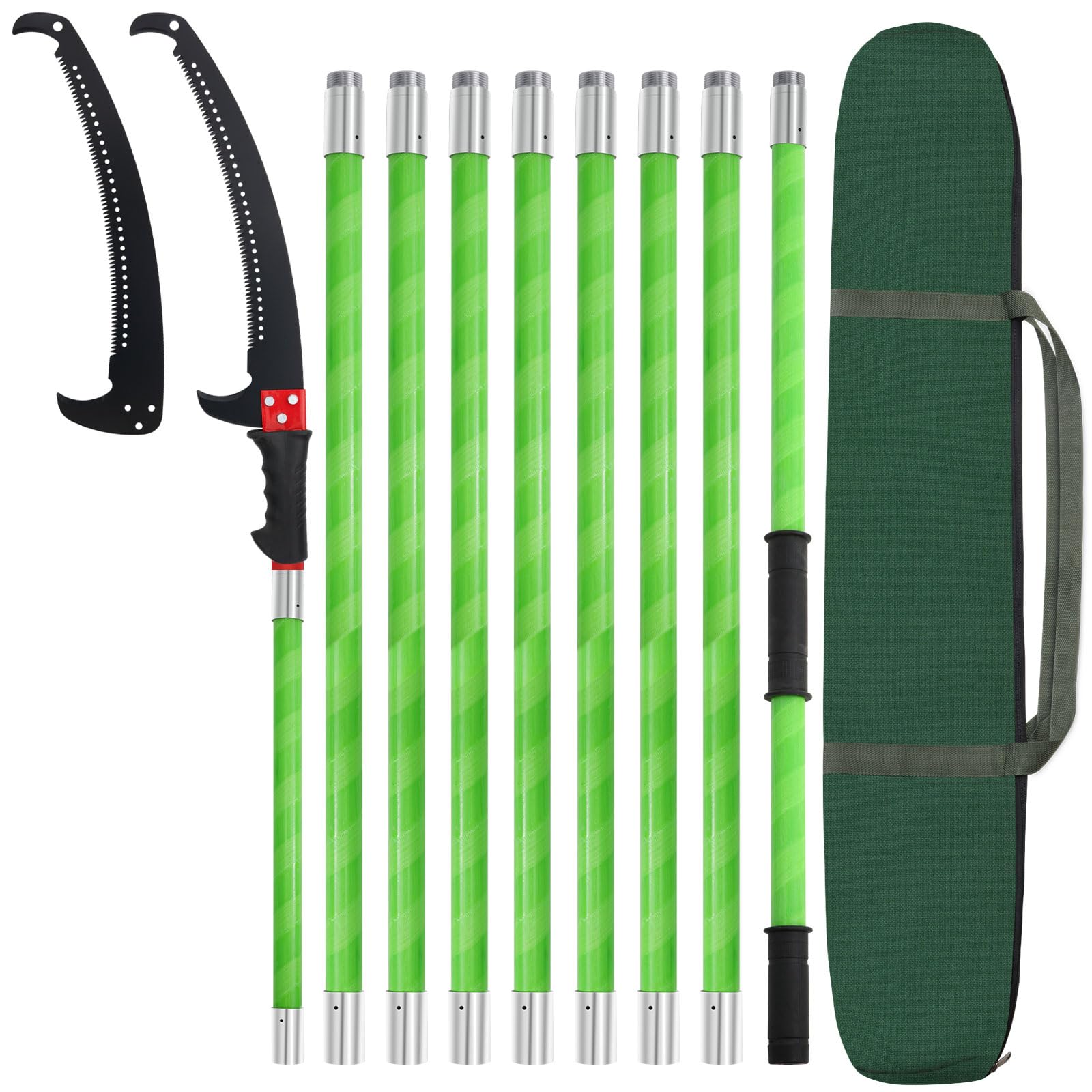 30Ft Pole Pruning Saw | Extendable Manual Tree Trimmer
