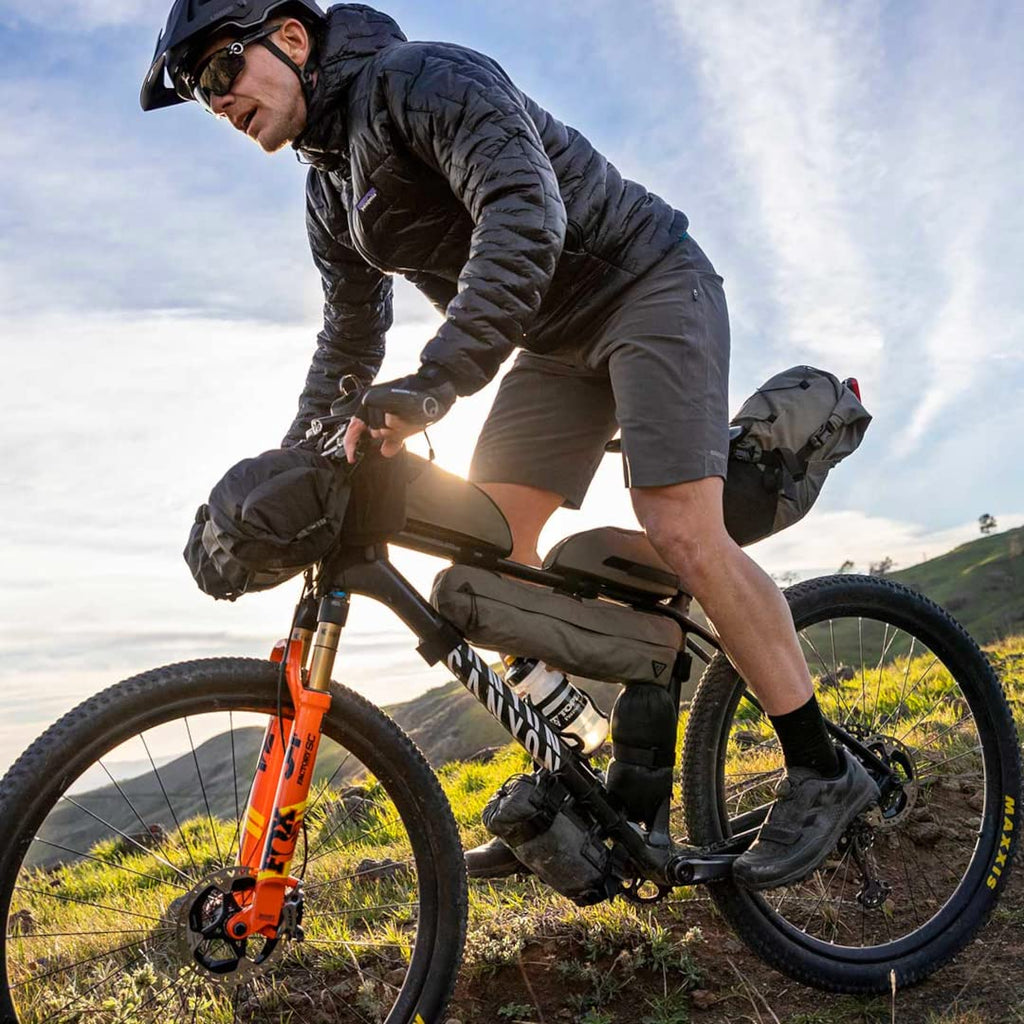 Topeak MidLoader Frame Bag - 3L Water Resistant Bike Bag, Green