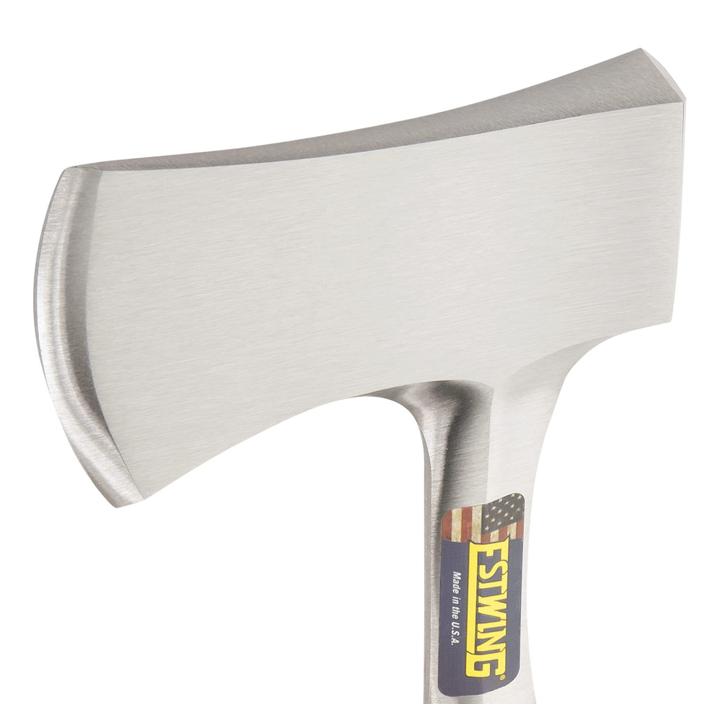 Estwing Sportsman's Axe – 12" Steel Hatchet with Genuine Leather Grip
