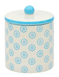 Jolof Store Ollo Retro Ceramic Bathroom Storage Box for Cotton Pads