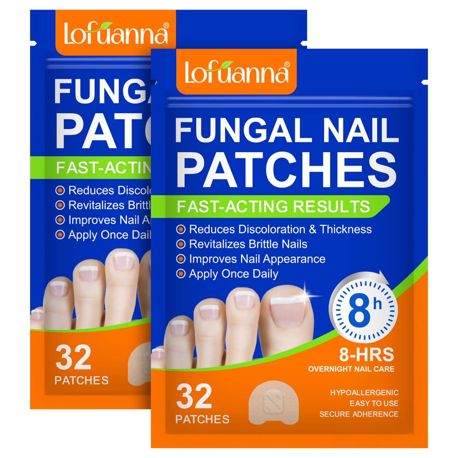 Fungal Nail Patches - 64Pcs Nighttime Toenail Treatment