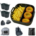 Magla Silicone Air Fryer Liner Set with Divider, Ramekins & Mitts