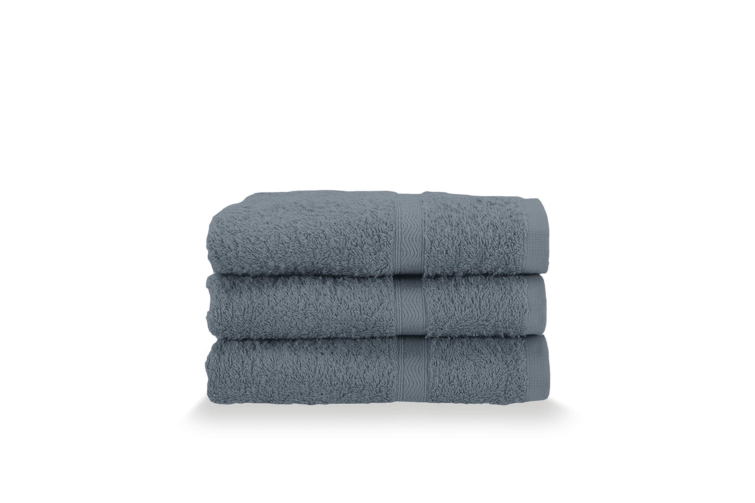 Gabel Guest Towels – Set of 3 Pure Cotton Terry Sponge, 40x60 cm