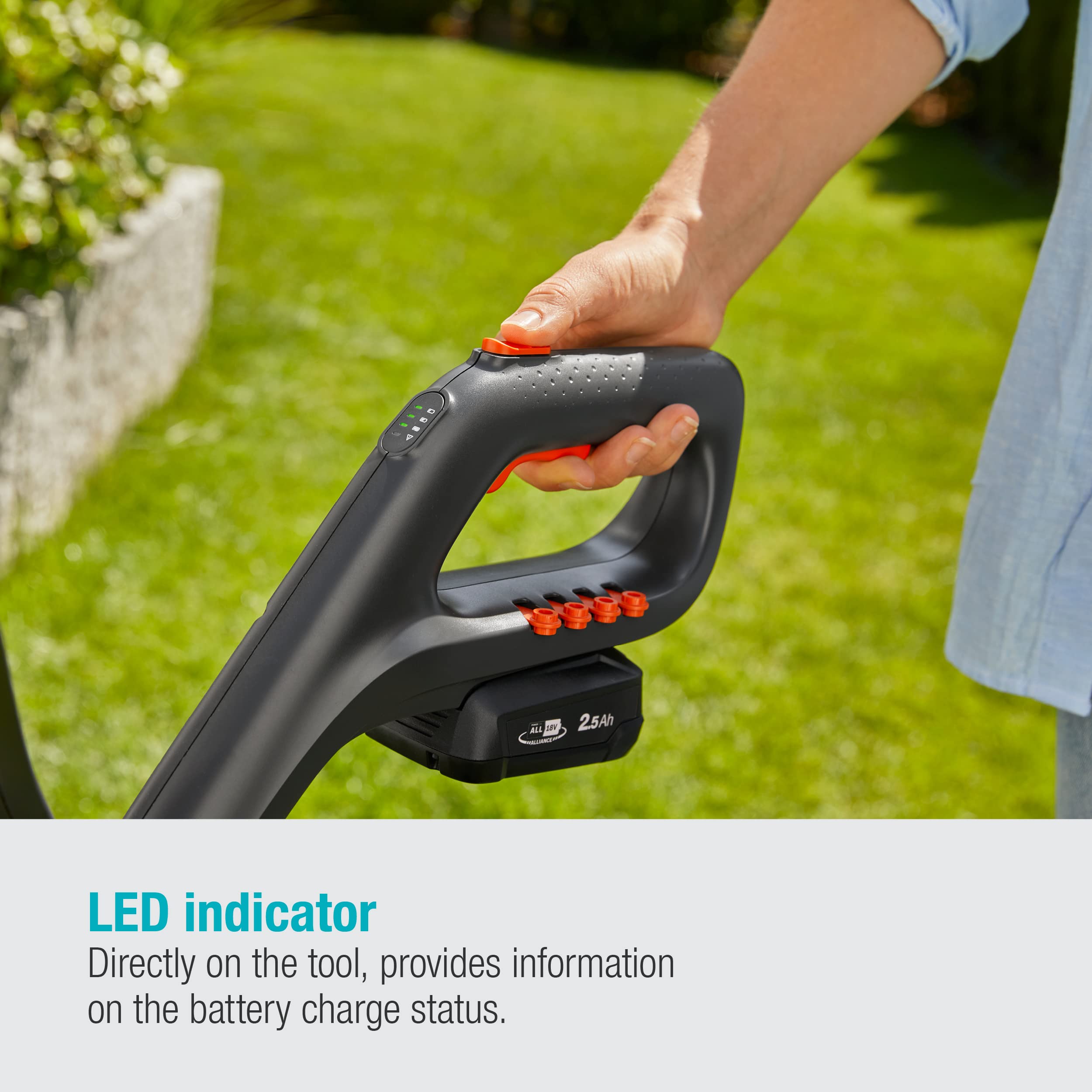 Gardena ComfortCut 23/18V P4A Cordless Lawn Trimmer | 230mm Cutting Width
