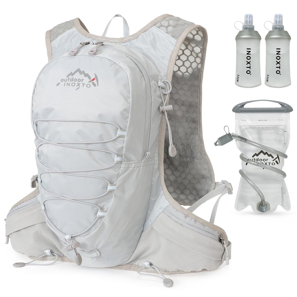 INOXTO Hydration Pack Vest – Lightweight Running Backpack with 1.5L Bladder