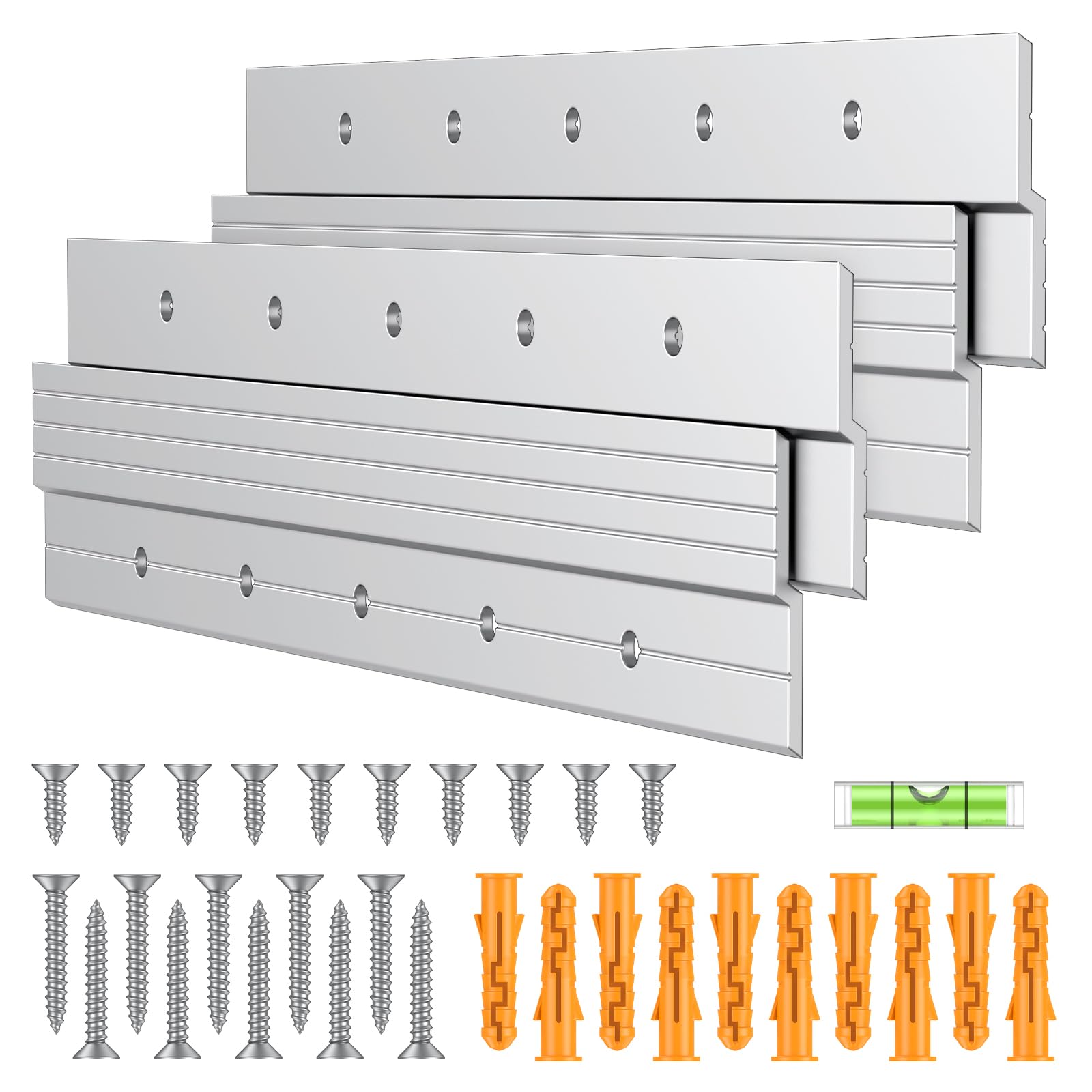 Uniclife 30cm French Cleat Hanger | 36kg Heavy Duty Aluminum Z Bar