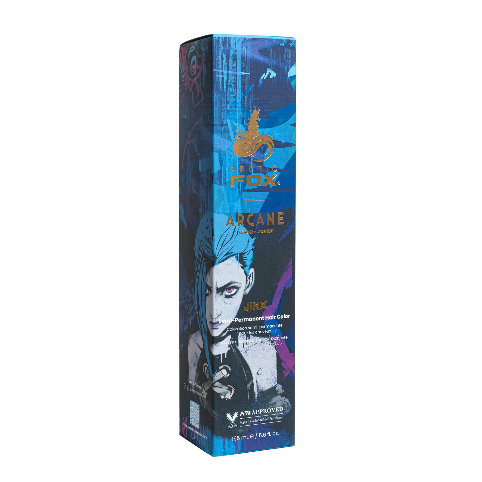 Arctic Fox Semi Permanent Hair Dye – Sorceress Midnight Blue (165ml)