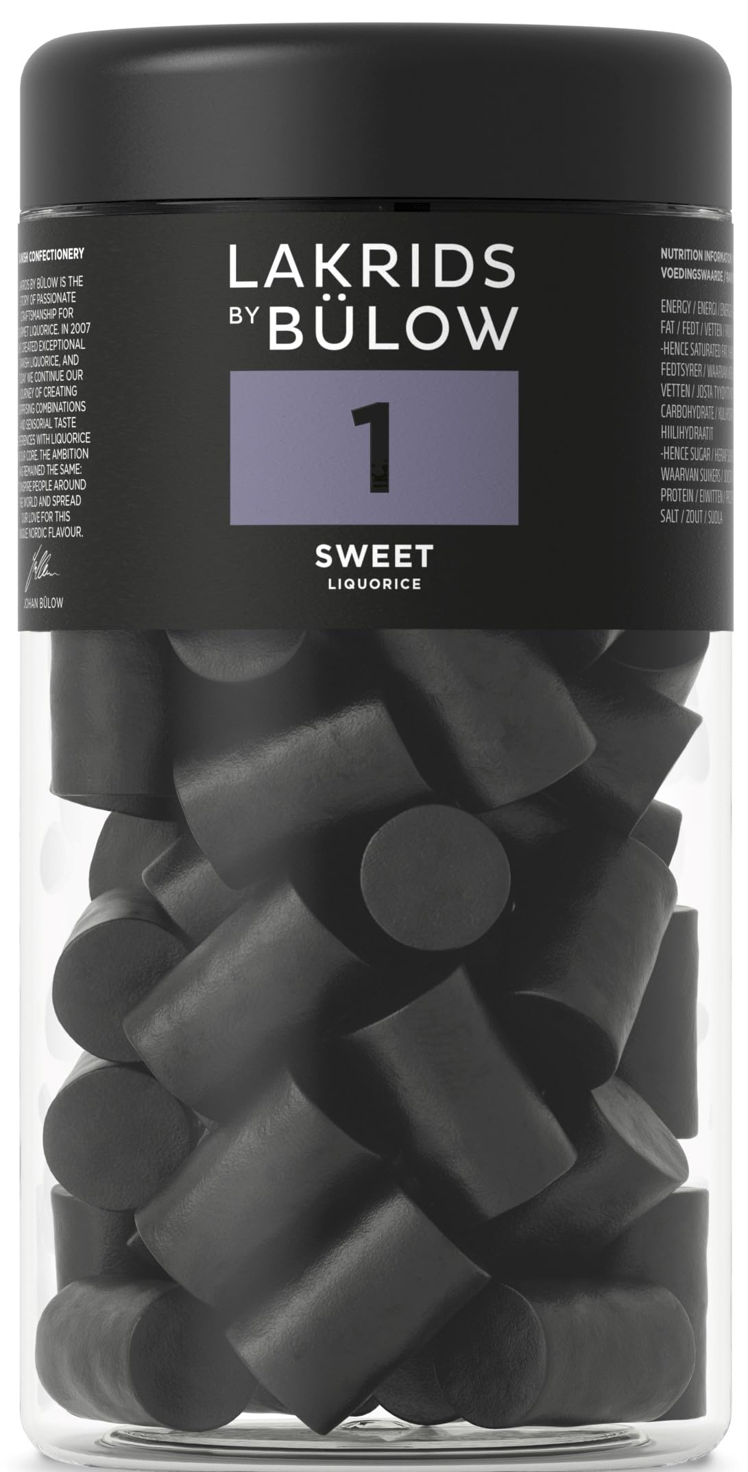 Lakrids by Bülow 1 Sweet Liquorice – 360g Vegan & Gluten Free Candy