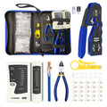VCELINLK RJ45 Ethernet Crimp Tool Kit with Cat6 Connectors & Cable Tester