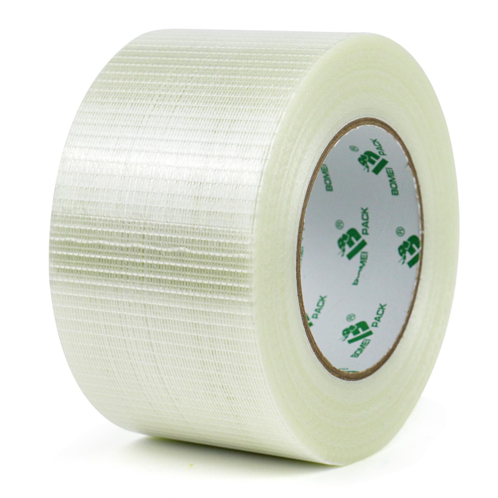BOMEI PACK Crossweave Filament Tape | Heavy Duty Reinforced – 75mm x 50m