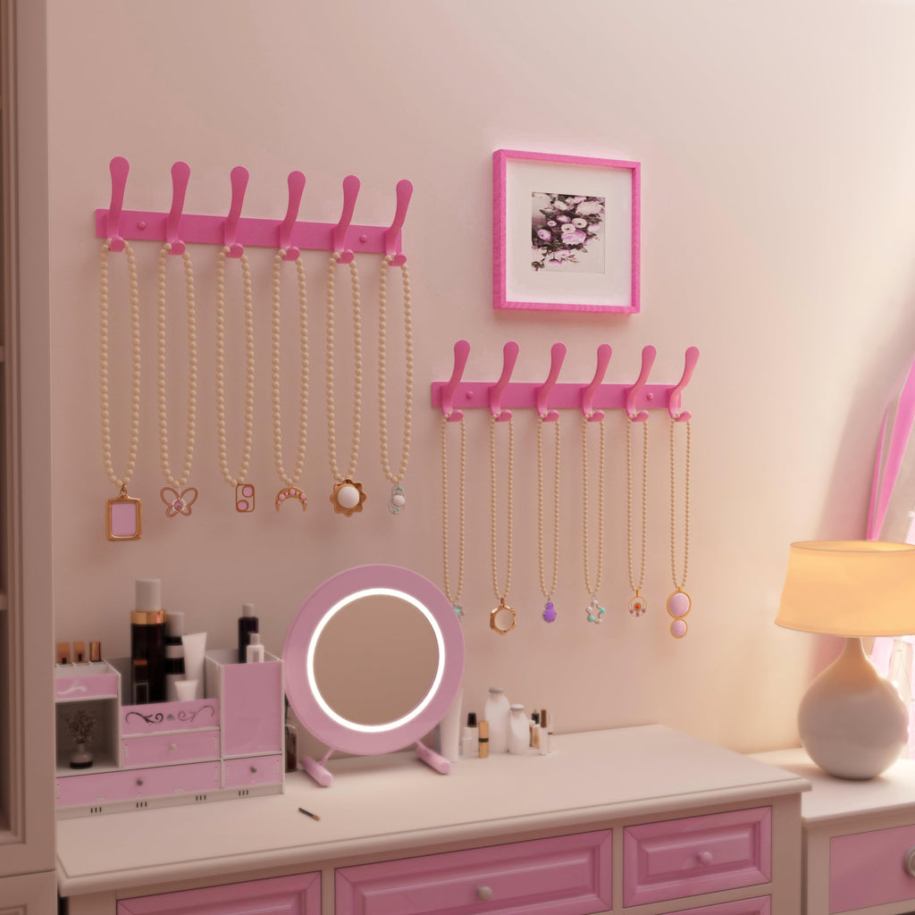 SKOLOO Coat Rack Wall Mounted - 6 Hooks, Heavy Duty, Stainless Steel, Metal Wall Coat Hanger, Sturdy Wall Hooks for Hanging Coat, Jacket, Clothes - image 5