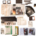 Jolof Store 94pcs Vintage Scrapbooking Kit | Aesthetic Art Journaling Set