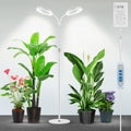 Garpsen Full Spectrum LED Grow Lights with Stand | Dual-Head 67" Adjustable