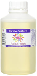 Flavour Factory Vanilla Custard Intense Food Flavouring - 500ml