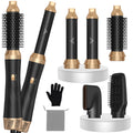 Jolof Store 5-in-1 Hot Air Styler – Ionic Hair Dryer and Curler Set, Black