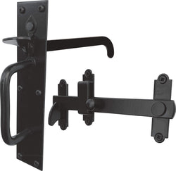 Irontite Suffolk Latch – Heavy Duty Black Gate Latch for Wooden Gates