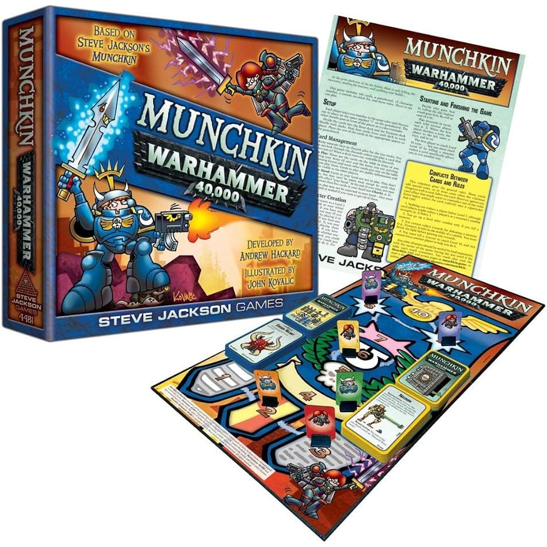 Munchkin: Warhammer 40,000 Card Game – Steve Jackson Games Strategy