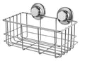 SANNO Suction Shower Caddy – Rustproof Stainless Steel Bathroom Shelf