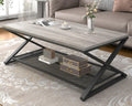 LVB Coffee Table for Living Room Coffee Tables With Storage 120cm Grey