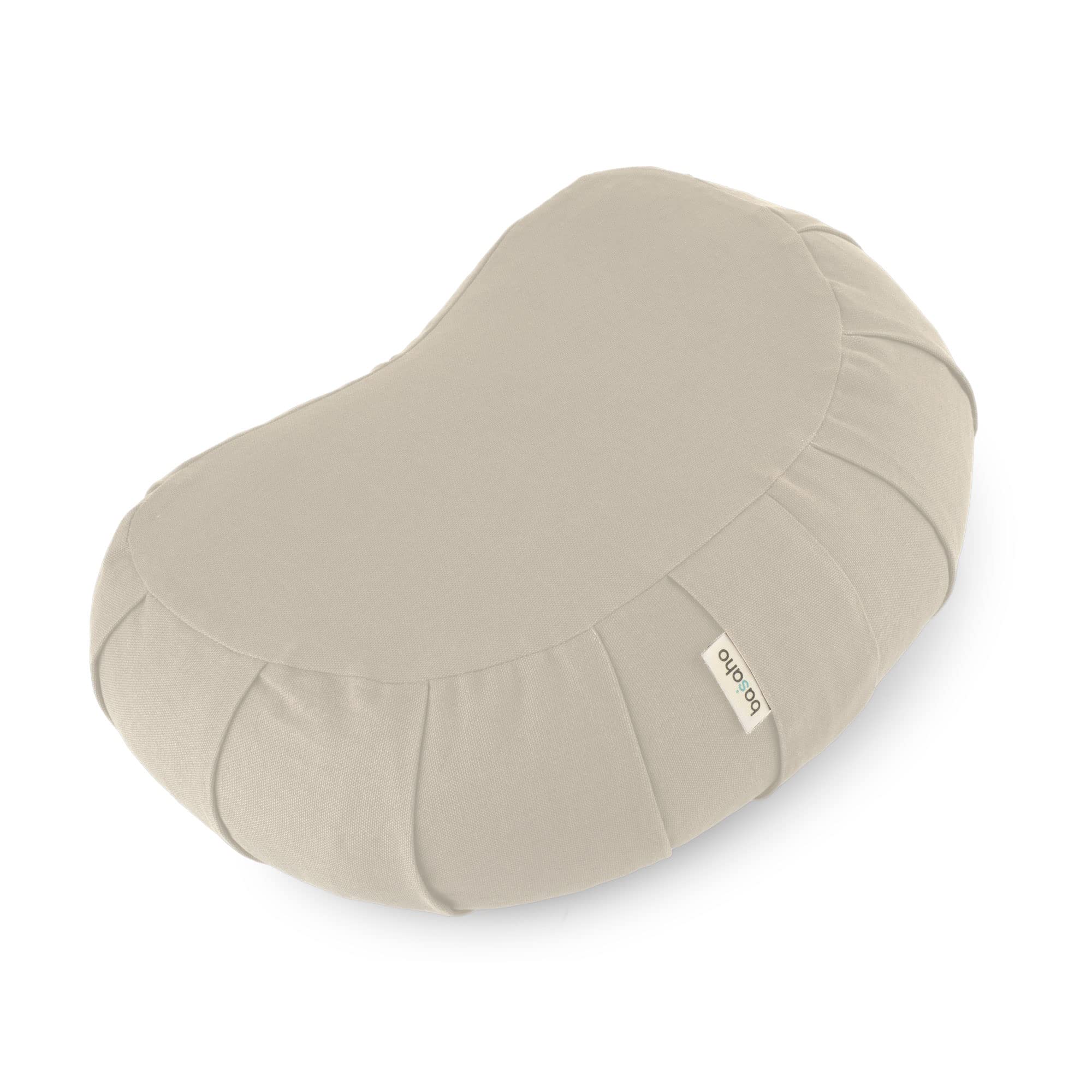 basaho Crescent Zafu Meditation Cushion | Organic Cotton & Buckwheat