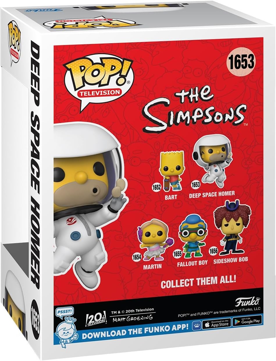 Funko Pop! The Simpsons Deep Space Homer #1653 Vinyl Figure - 3.75"