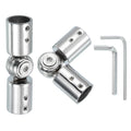 PATIKIL Adjustable Curtain Rod Corner Connector | 3/4 Inch Stainless Steel
