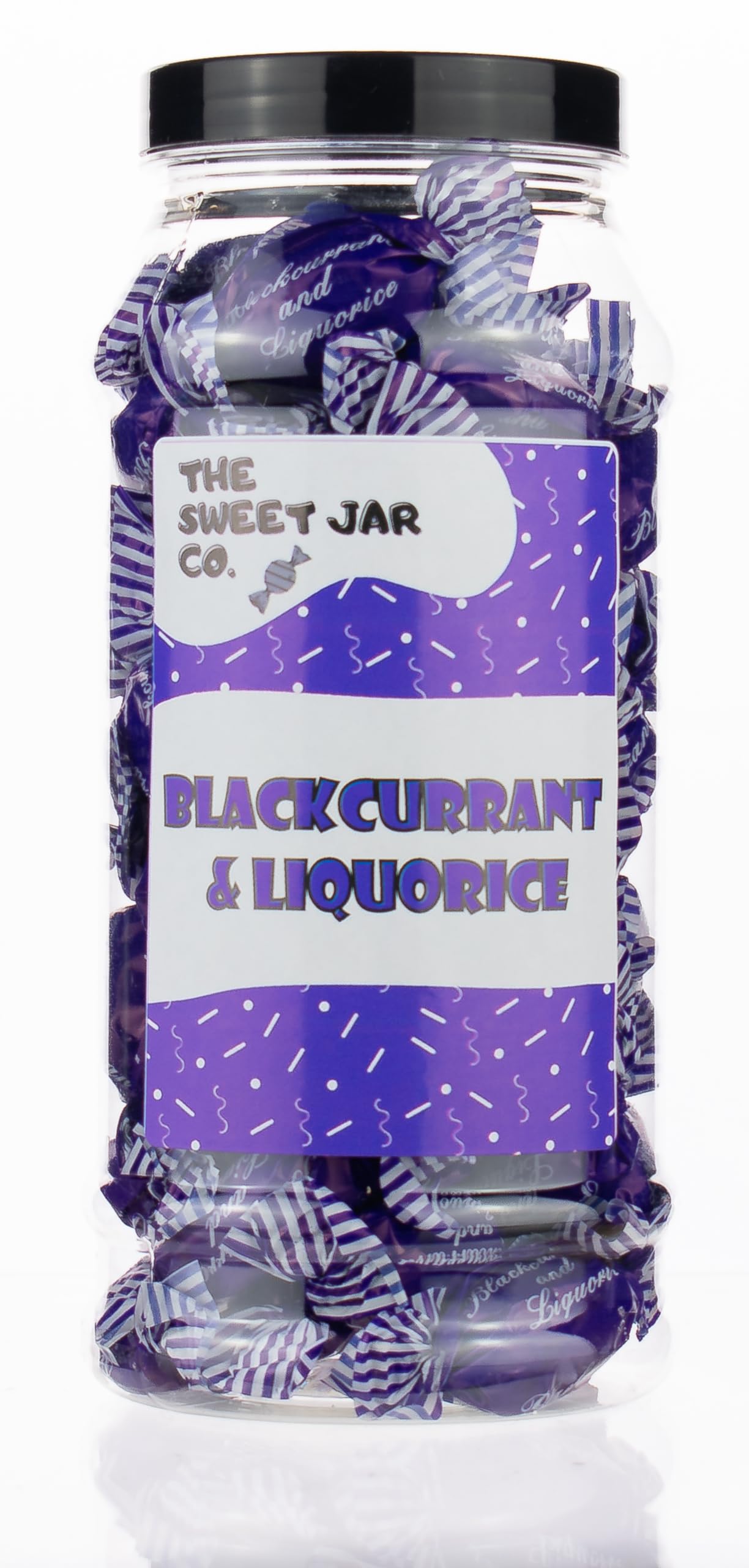 Blackcurrant & Liquorice Gourmet Retro Candy by The Sweet Jar Co.