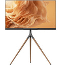 ONKRON Wooden TV Tripod Stand - Easel Floor Mount for 32-65 Inch Screens