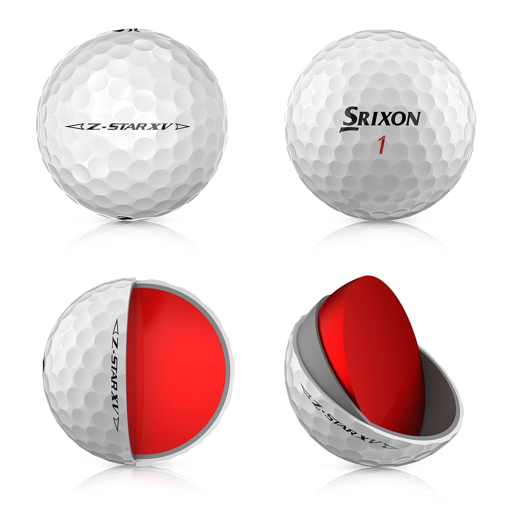 Srixon Z-Star XV 8 Golf Balls – 1 Dozen 4-Piece Urethane Tour Level