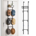 HapiRm Over Door Hat Rack – 3 Tier Metal Baseball Cap Storage Holder