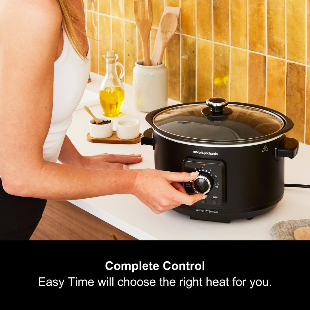 Morphy Richards 3.5L Easy Time Slow Cooker | Hob Proof & Keep Warm
