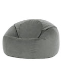 icon Kingston Velvet Bean Bag with Filling Included, Grey - image 1