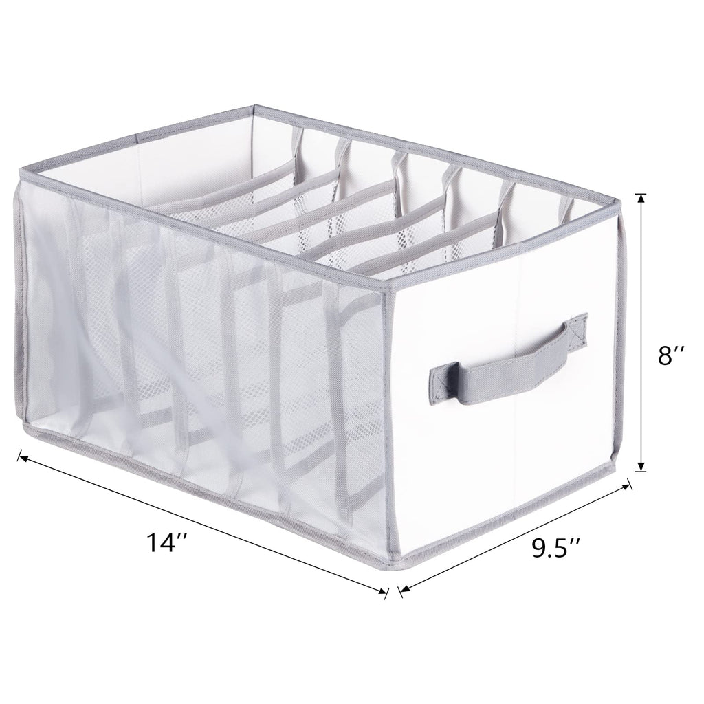 Univivi Large Clothes Drawer Organiser, 7 Grids, 4 pack - image 2