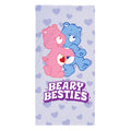 Character World Care Bears Officially Licenced Kids Towel | Super Soft Feel | Besties Design Featuring Cheer and Grumpy Bear | Perfect The Home, Bath