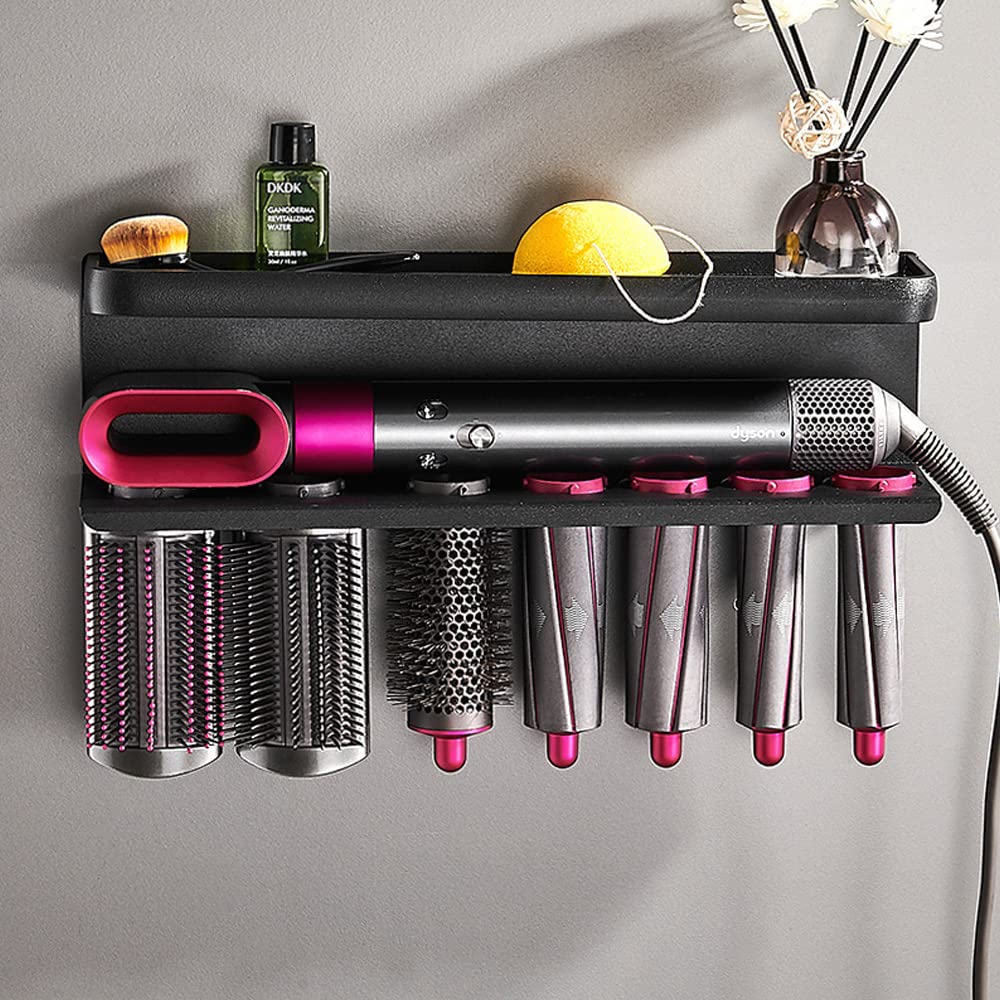 Hosoncovy Metal Wall Mount Holder for Dyson Airwrap Styler & Brushes
