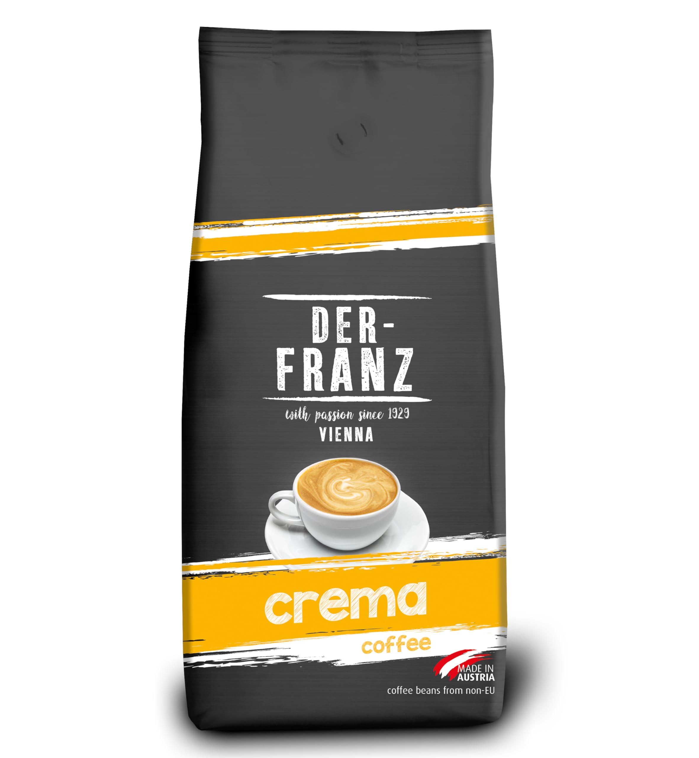Der-Franz Crema Coffee – 100% Arabica Whole Bean Single Origin, 1000g