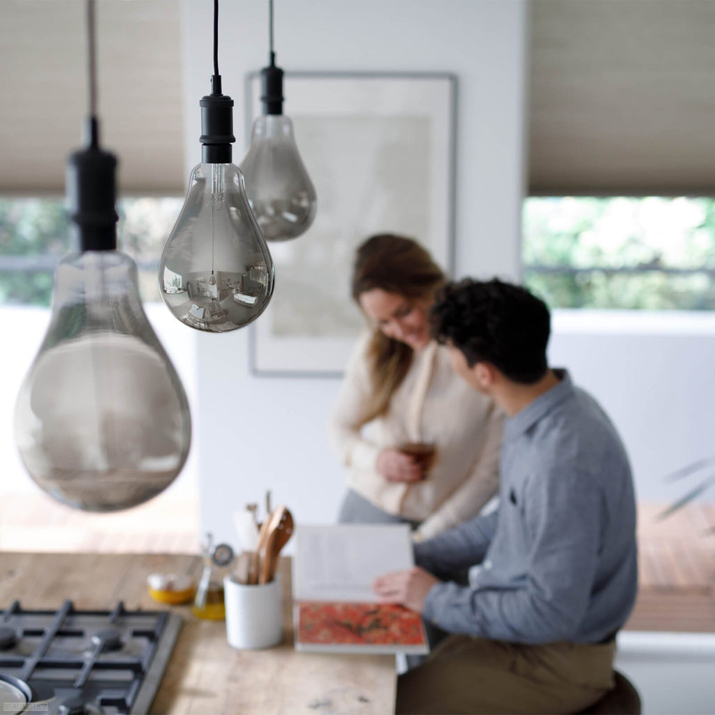 Philips LED Giant Smoky A160 Bulb | E27 Dimmable 6.5W Cool White