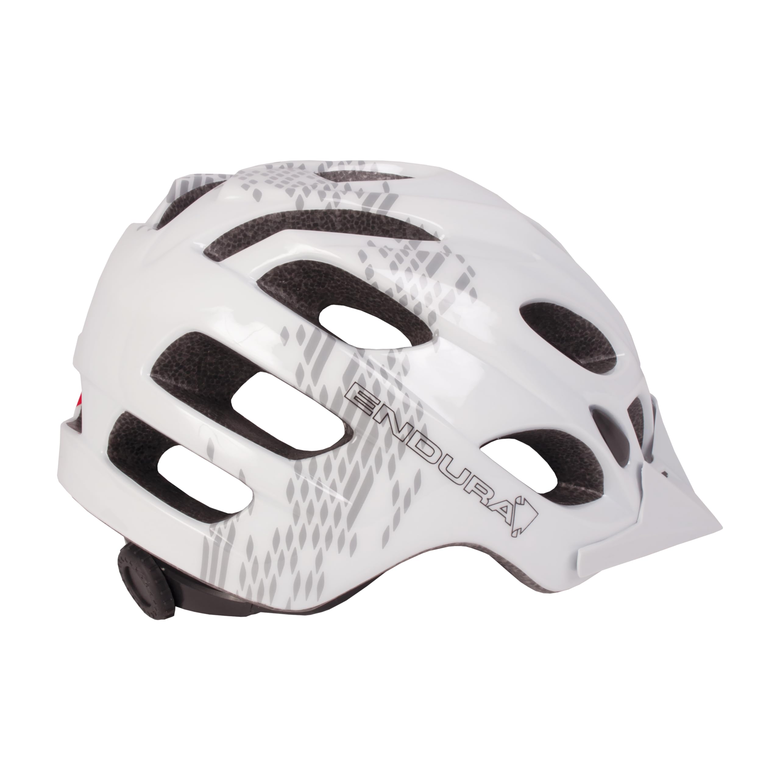 Endura Men's Hummvee Cycling Helmet with Removable Visor - White, L-XL