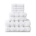 GC Gaveno Cavailia 8 Piece Cotton Towel Bale Set - 450 GSM White