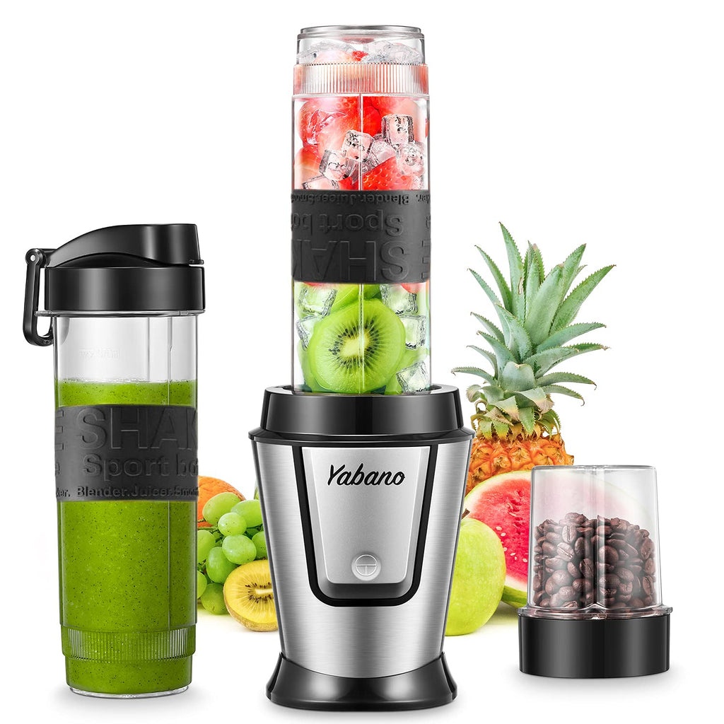 Yabano 500W Personal Blender – 2-in-1 Smoothie Maker with Grinder